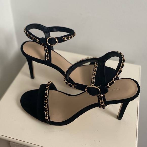 Karl Lagerfeld Paris The Daisy Suede Sandal - Picture 2 of 15